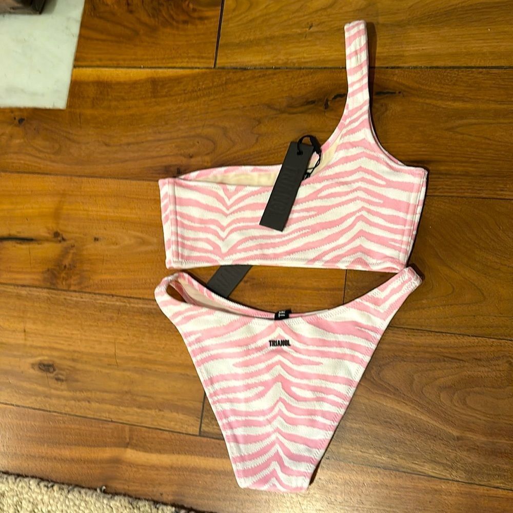 TRIANGL MELROSE CHEEKY ZEBRA PUNCH NWT NO BAG - Picture 8 of 8